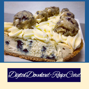 Blueberry Cheesecake cookie dough CHEESECAKE!- Digital Download